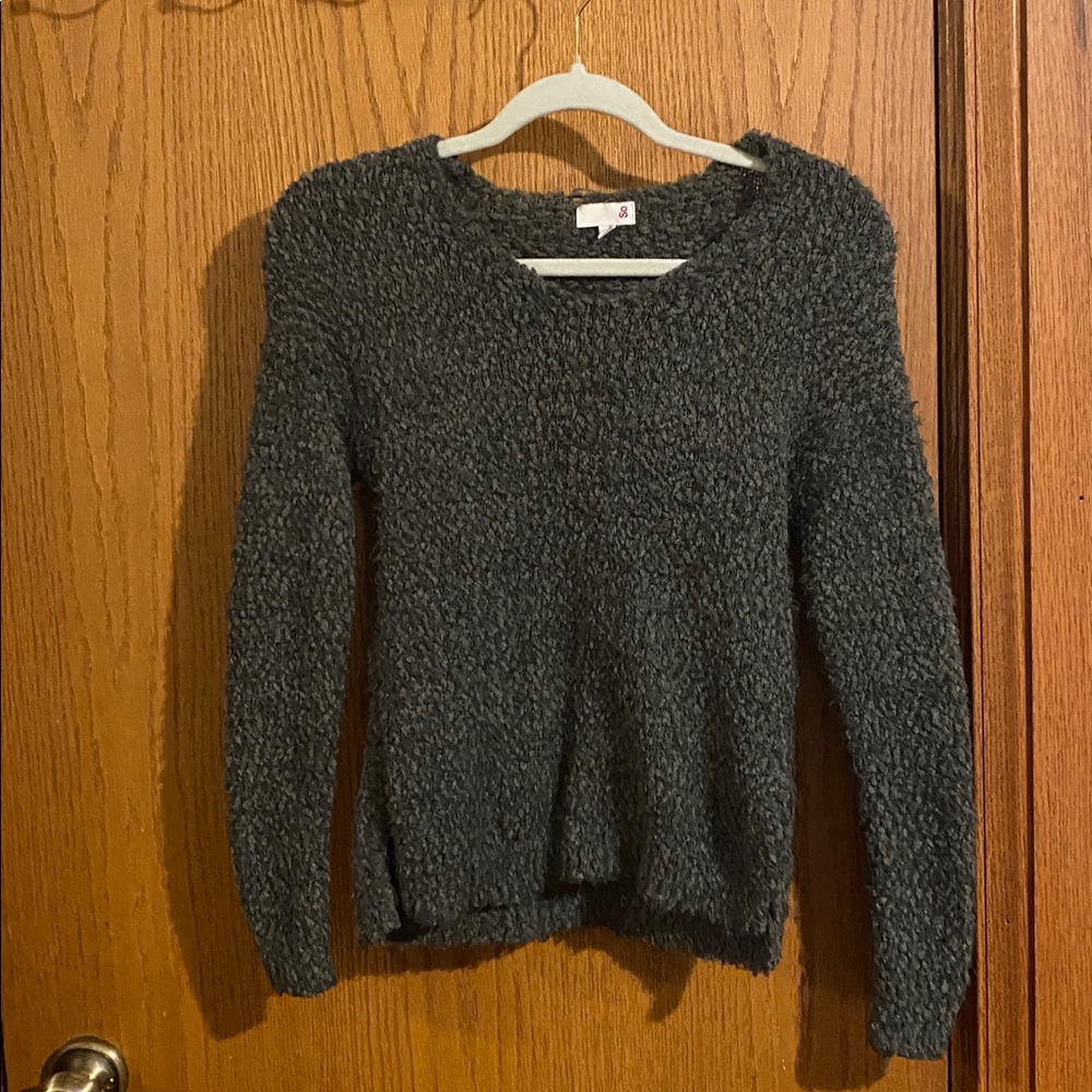 SO Textured forest green Sweater